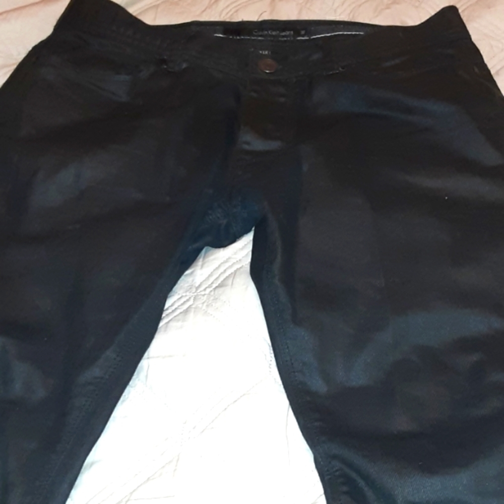 Calvin Klein Black Tapered Jeans